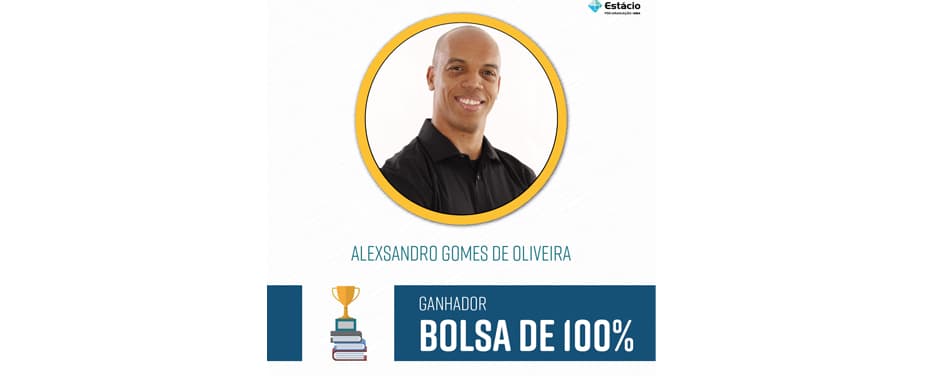 Programa Aluno Divulgador da Pós Estácio premia mais um aluno com 100% de bolsa