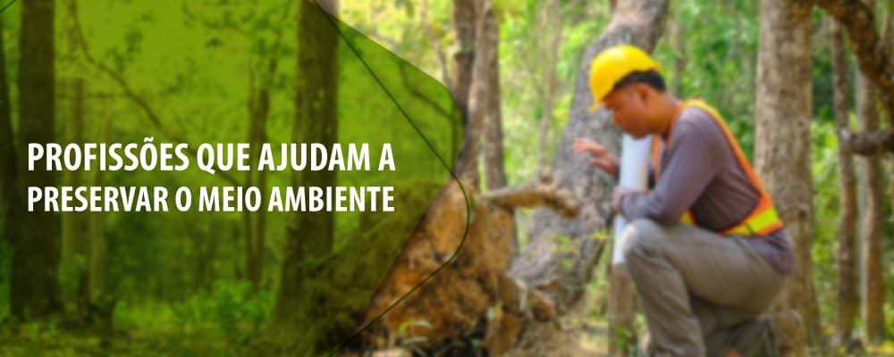 9 profissões ligadas à preservação do meio ambiente