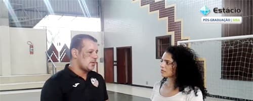 Pós Estácio entrevista Técnico Marquinhos Xavier 