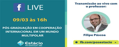 Pós Estácio conta com Transmissão ao Vivo 