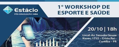 Curitiba conta com Palestras Presenciais Gratuitas no 1º Workshop de Esporte e Saúde