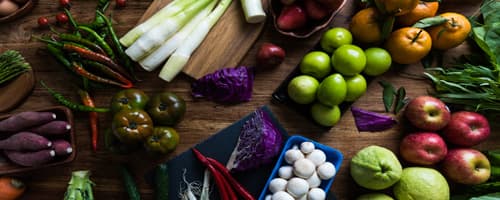 Higienização de frutas e verduras 