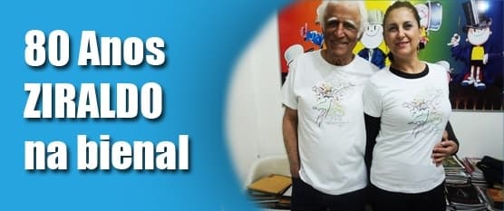 Ziraldo é o homenageado da 16ª BIENAL
