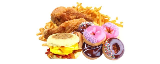 Os impactos de comer junk food