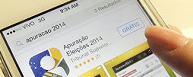 Aplicativo permite que eleitores acompanhem apuração
