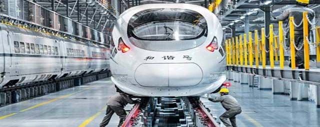 China atesta força através do setor ferroviário